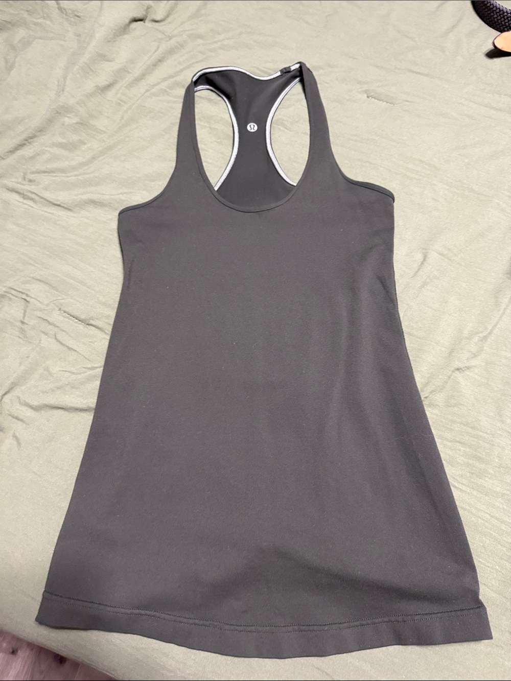 lululemon athletica Olive Green Racerback Performance Tank